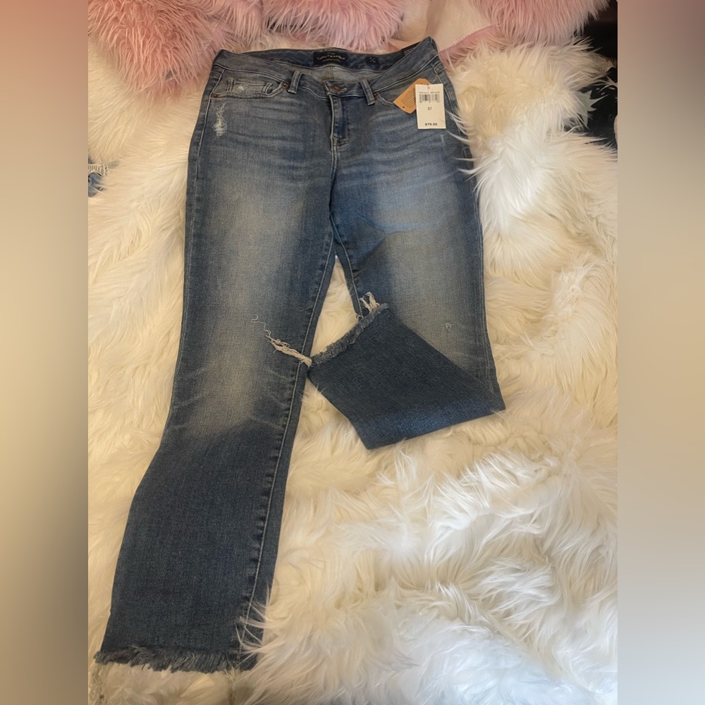 Lucky Denim “Lolita” Skinny Mid Rise Curvy Fit Jeans sz 27